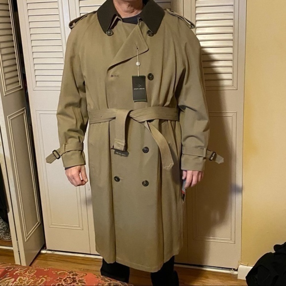 👩🏼‍💻💼🙋🏻‍♂️Joseph Abboud || Mens Trench Coat 42 Short